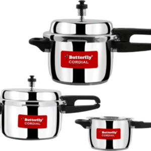 Butterfly Cordial Plus 2L, 3L & 5L SS Pressure Cooker Combo